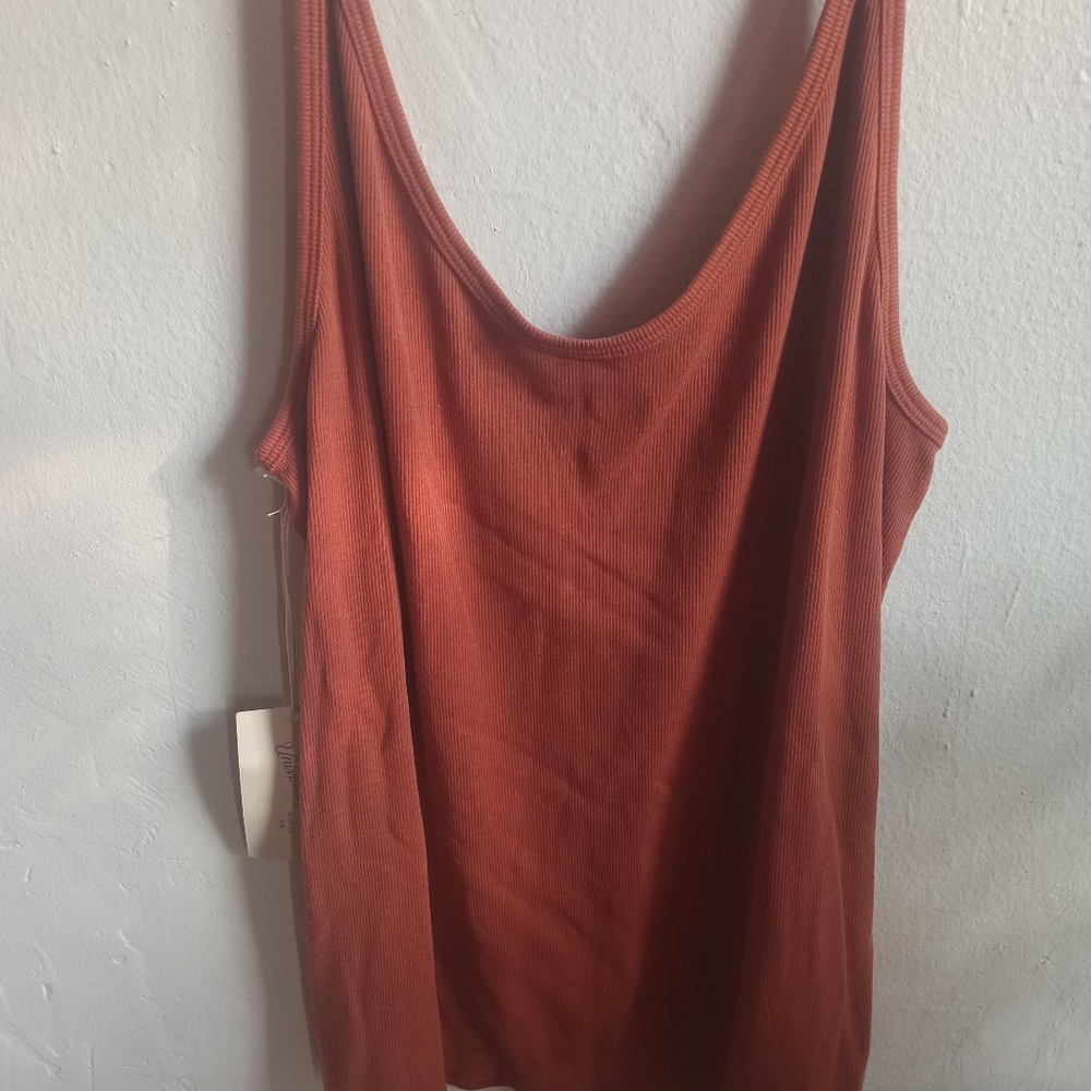 Burn orange spaghetti strap - Picture 3 of 4